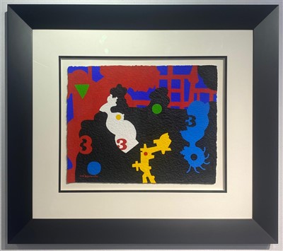 Guache sobre papel 51x65 cm, Dimensão com moldura 102x116 cm